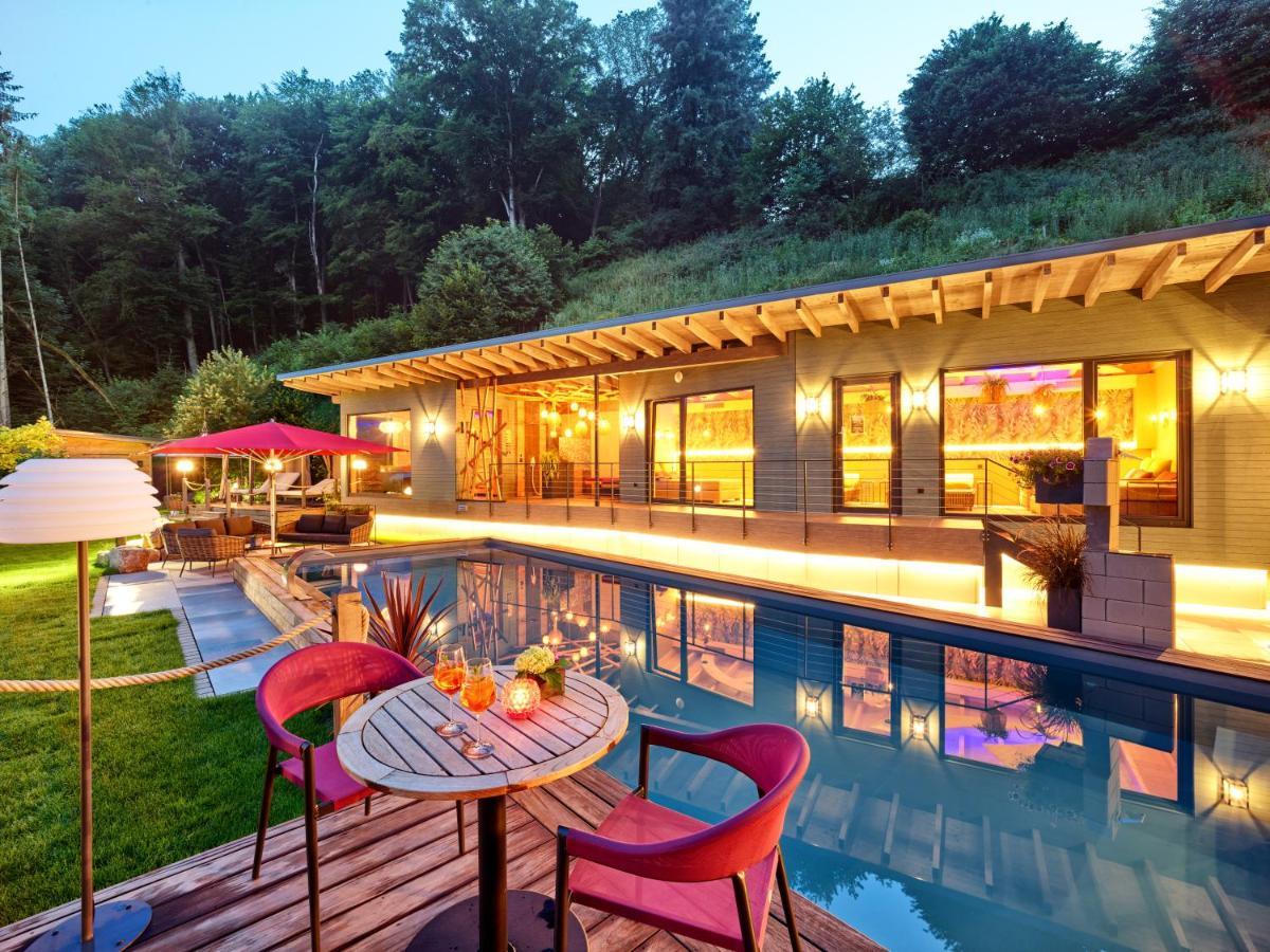 Hotel Erasmus - Mein Genuss- Und Wellnesshotel Trassem ภายนอก รูปภาพ