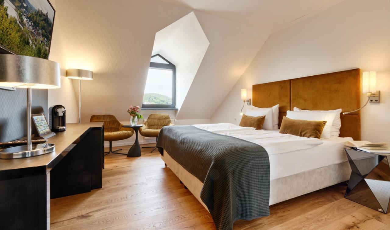 Hotel Erasmus - Mein Genuss- Und Wellnesshotel Trassem ภายนอก รูปภาพ